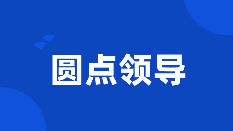 圆点领导