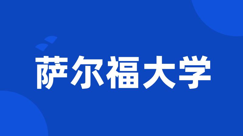 萨尔福大学