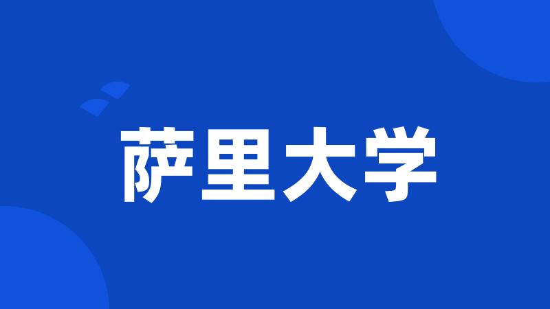 萨里大学