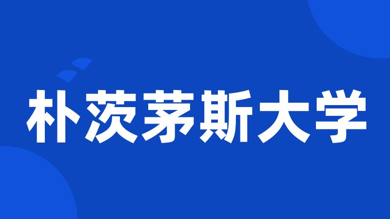 朴茨茅斯大学