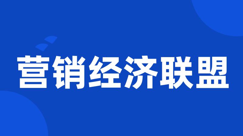 营销经济联盟