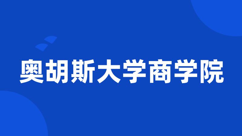 奥胡斯大学商学院