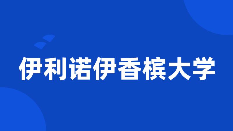 伊利诺伊香槟大学
