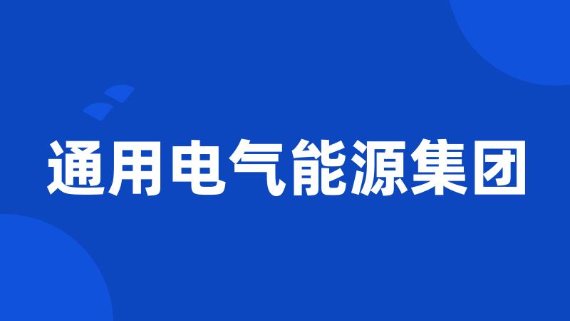 通用电气能源集团