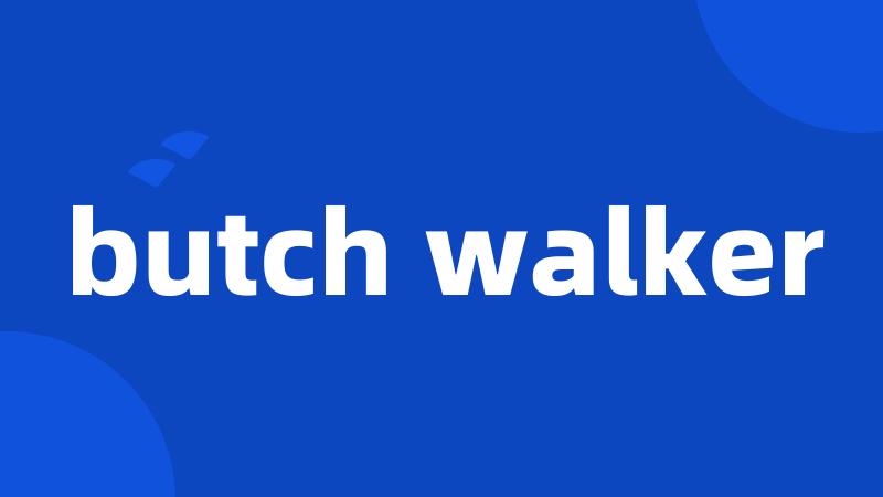 butch walker