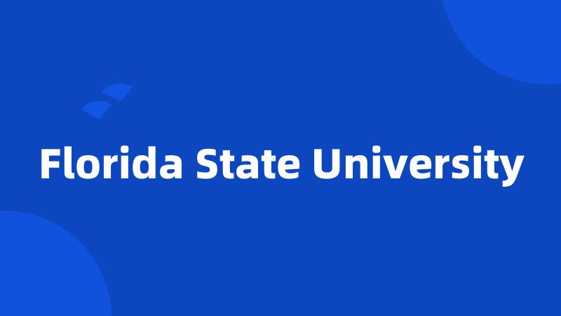 Florida State University