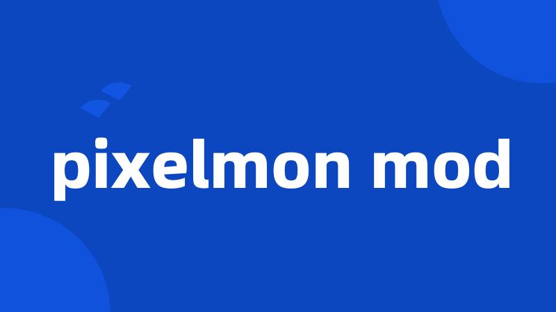 pixelmon mod