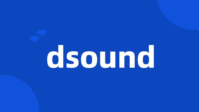 dsound
