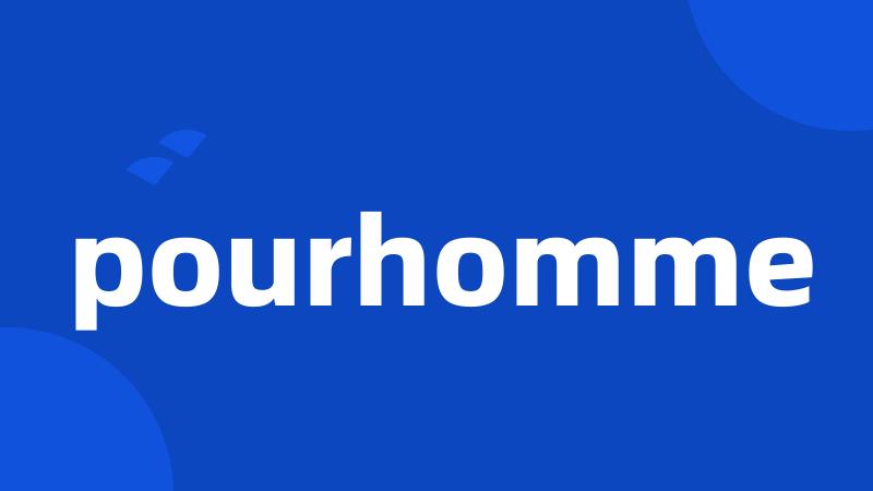 pourhomme
