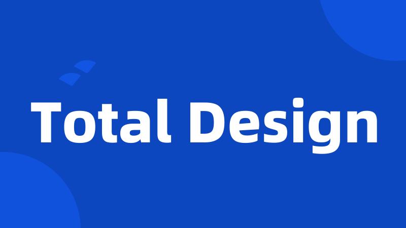Total Design