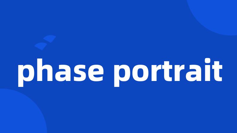 phase portrait