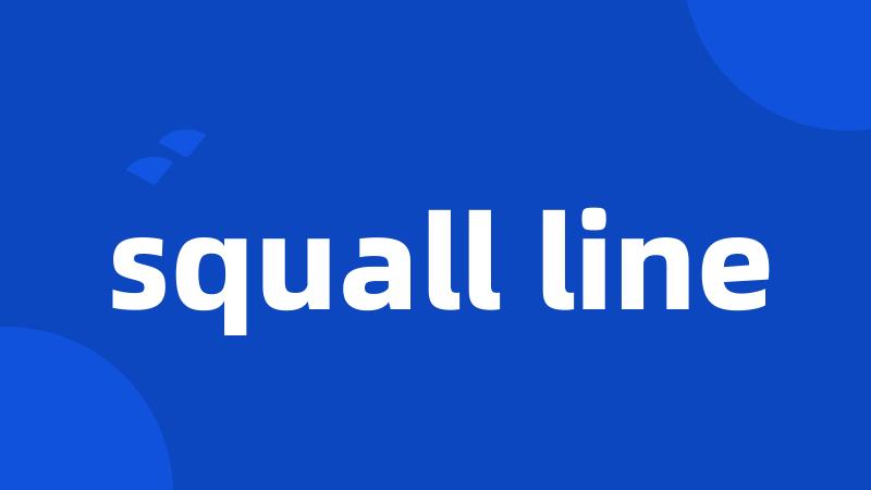 squall line