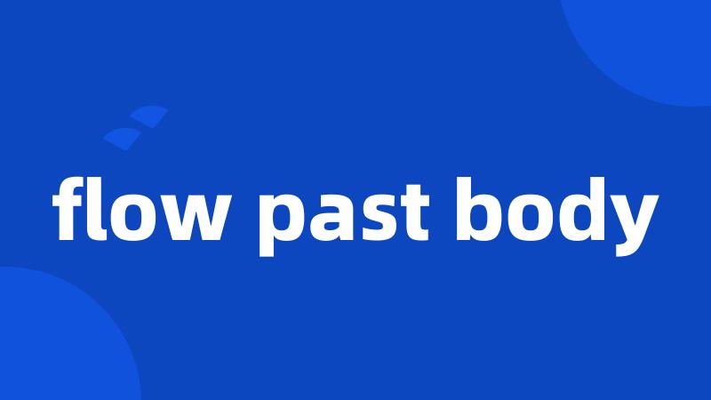 flow past body