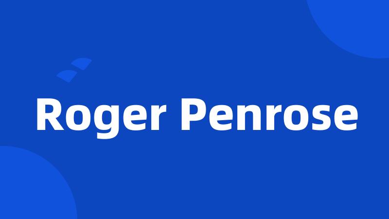 Roger Penrose