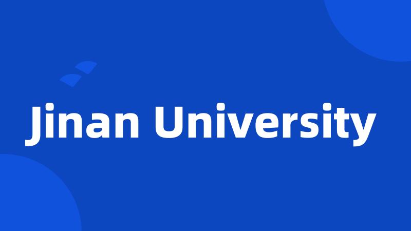 Jinan University