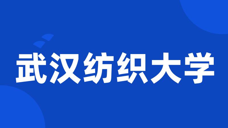 武汉纺织大学