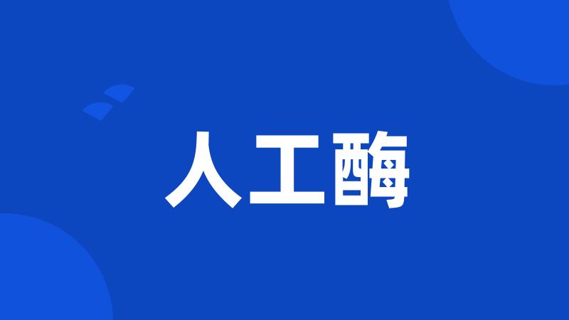 人工酶
