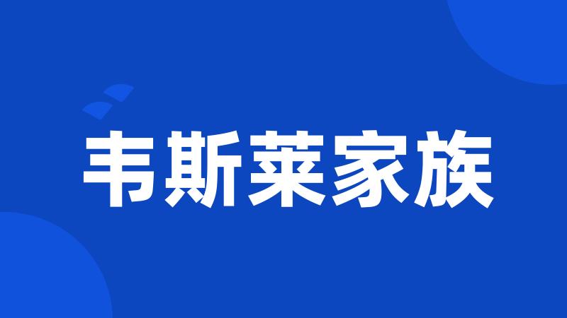 韦斯莱家族
