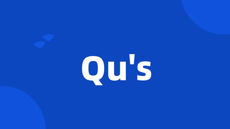 Qu's