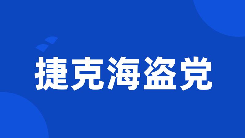 捷克海盗党