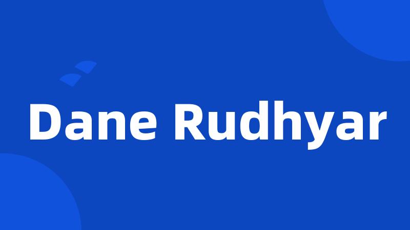 Dane Rudhyar