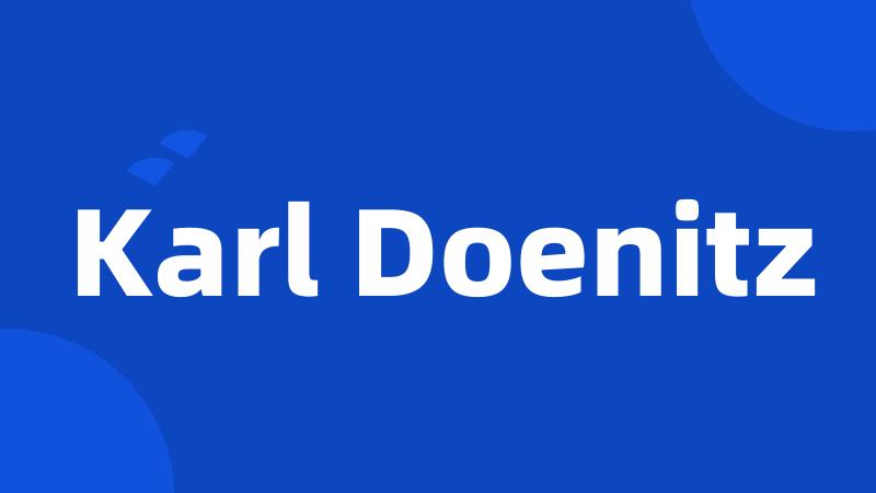 Karl Doenitz