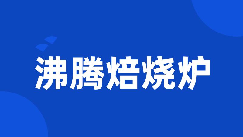 沸腾焙烧炉
