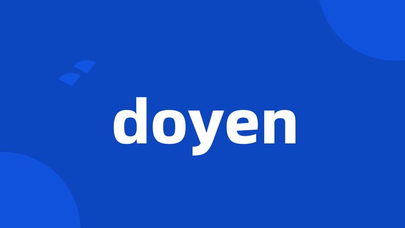 doyen
