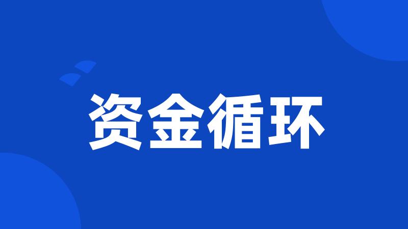 资金循环