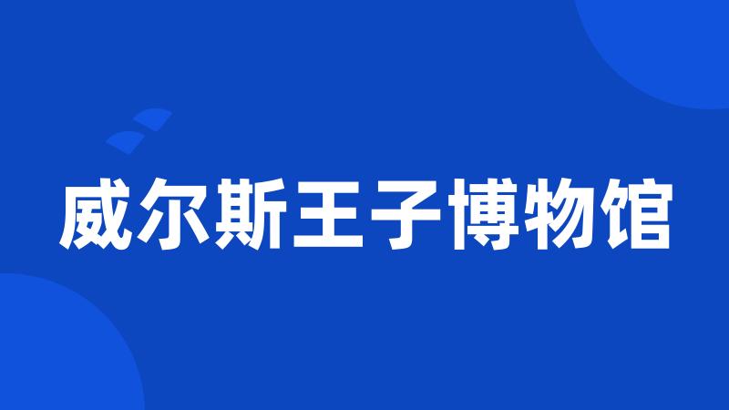 威尔斯王子博物馆