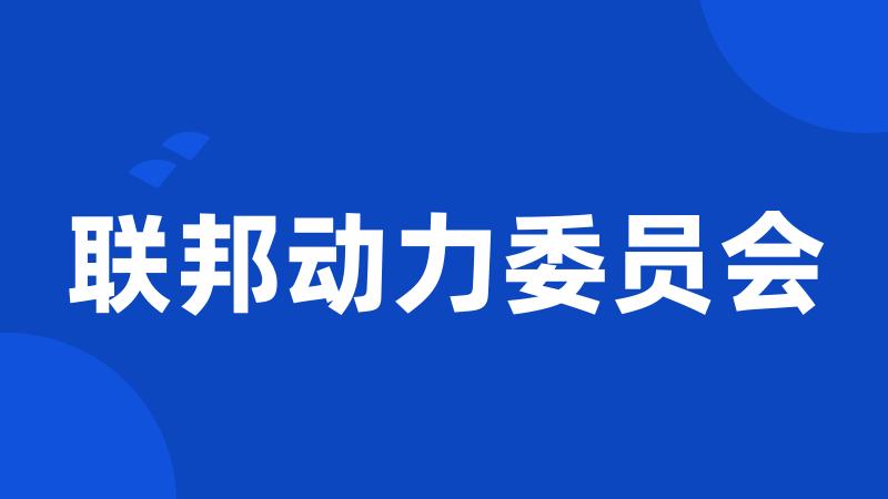 联邦动力委员会