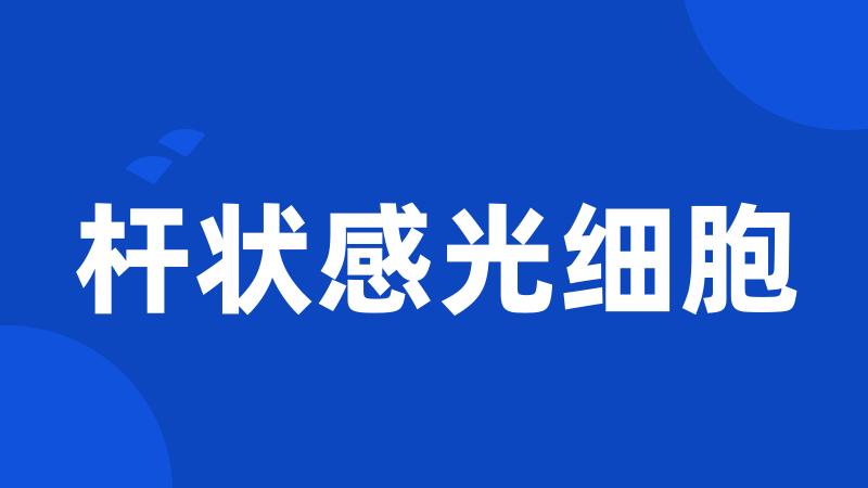 杆状感光细胞