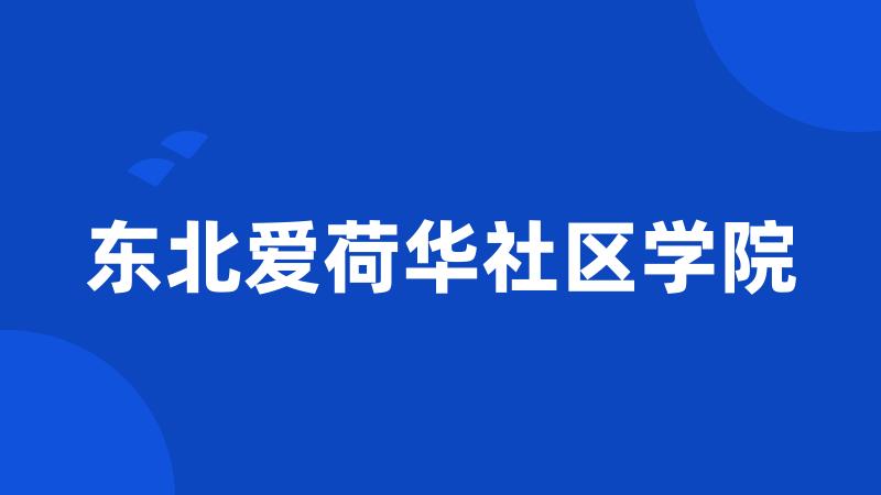 东北爱荷华社区学院