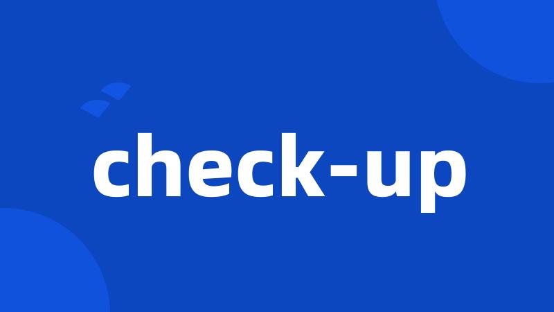 check-up