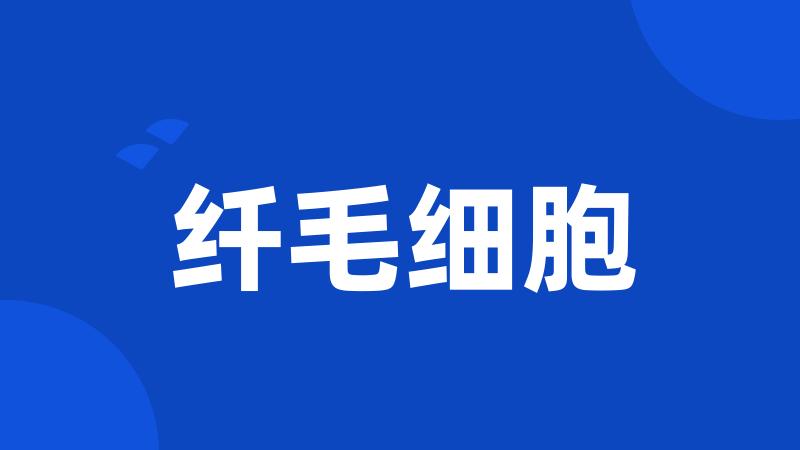 纤毛细胞