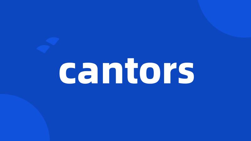 cantors