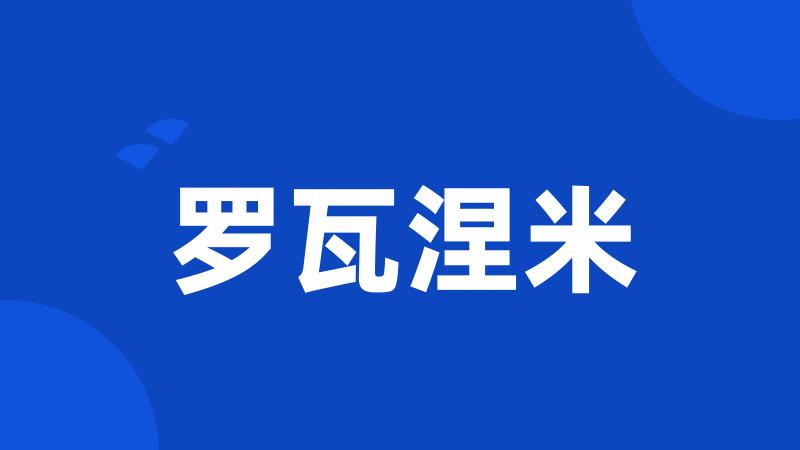 罗瓦涅米