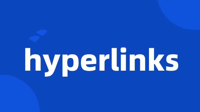 hyperlinks