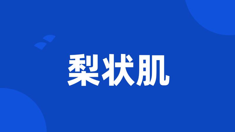 梨状肌