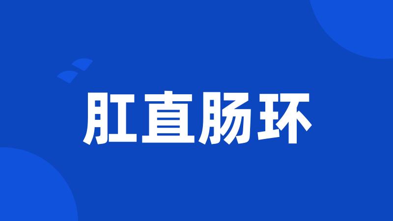 肛直肠环