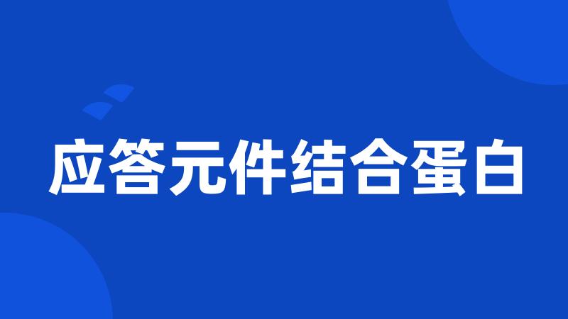 应答元件结合蛋白