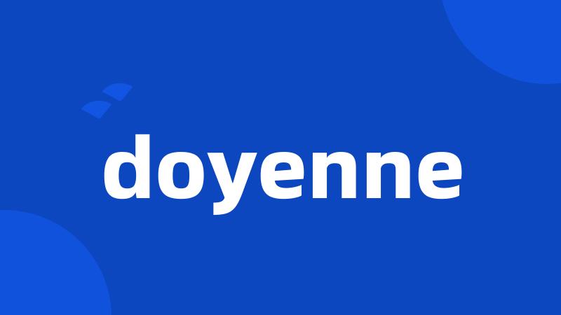 doyenne