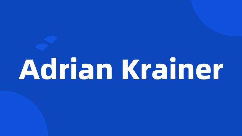 Adrian Krainer
