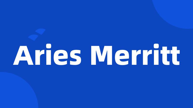 Aries Merritt