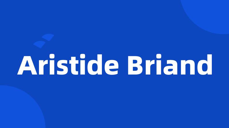 Aristide Briand