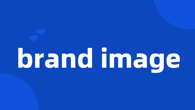 brand image
