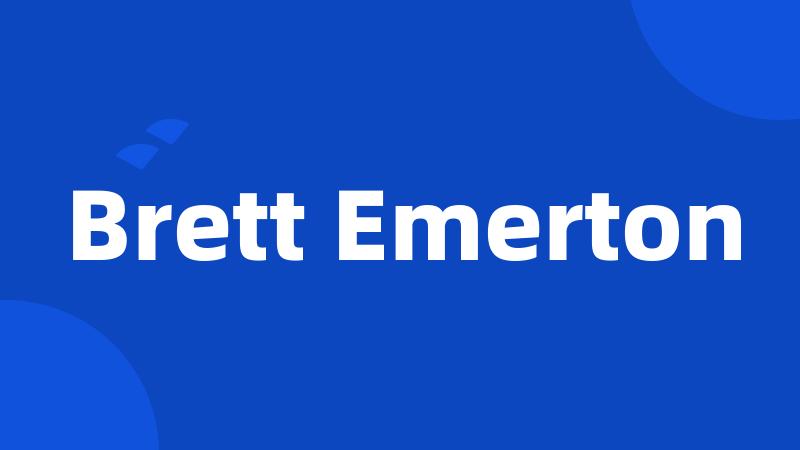 Brett Emerton