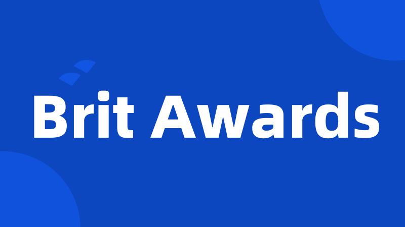 Brit Awards