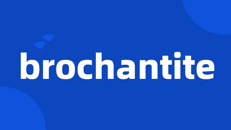 brochantite