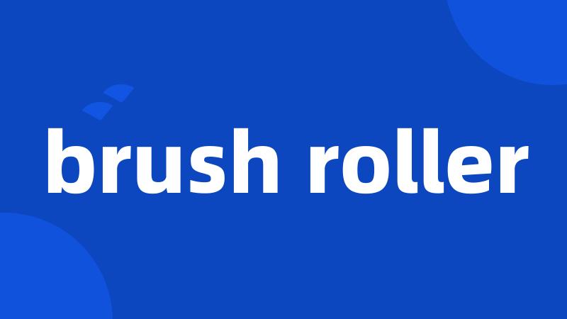 brush roller